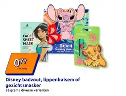 Action Disney badzout, lippenbalsem of gezichtsmasker aanbieding