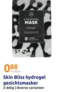 Action Skin Bliss hydrogel gezichtsmasker aanbieding