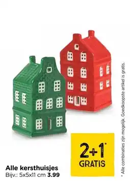 Xenos Alle kersthuisjes aanbieding