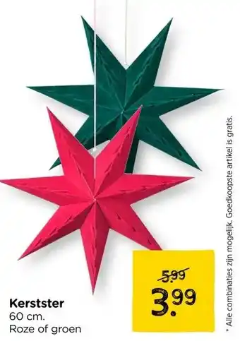 Xenos Kerstster aanbieding
