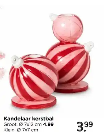 Xenos Kandelaar kerstbal aanbieding