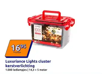 Action Luxuriance Lights cluster kerstverlichting aanbieding