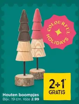 Xenos Houten boompjes aanbieding