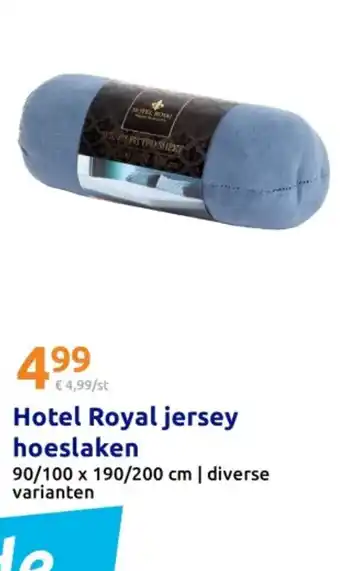Action Hotel Royal jersey hoeslaken aanbieding