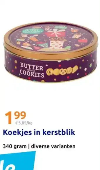 Action Koekjes in kerstblik aanbieding