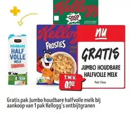 Jumbo Gratis pak Jumbo houdbare halfvolle melk aanbieding