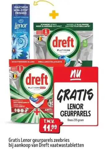 Jumbo Gratis Lenor geurparels zeebries aanbieding