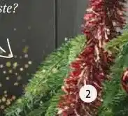 Intratuin Guirlande lametta. Rood met champagne, aanbieding