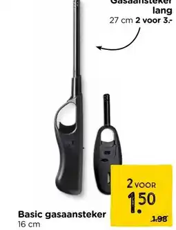 Xenos Basic gasaansteker 16 cm aanbieding