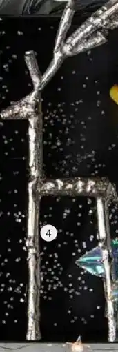 Intratuin Hert Xari. Metaal, zilver, aanbieding