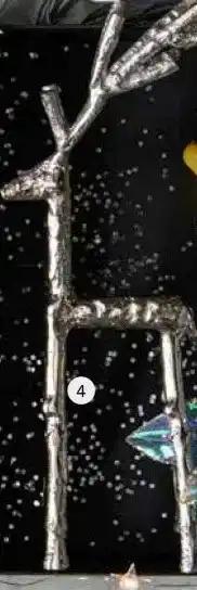 Intratuin Hert Xari. Metaal, zilver, aanbieding