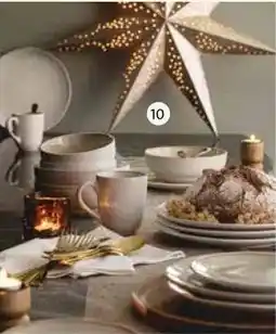 Intratuin Servies. Keramiek, wit en beige, diverse onderdelen aanbieding