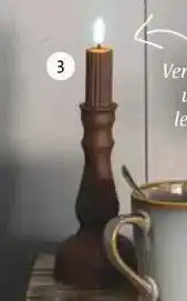 Intratuin Ledkaars Tabe. Diverse kleuren en maten, inclusiefkandelaar aanbieding