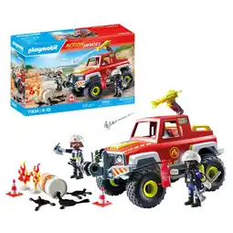Intertoys PLAYMOBIL Action Heroes brandweerwagen 71824 aanbieding