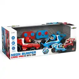 Intertoys Gear2Play Neon Bumper Cars Pro RC Battle Game aanbieding