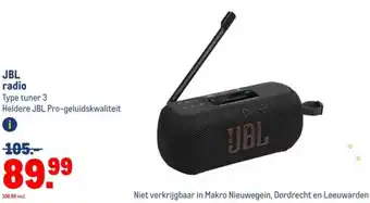 Makro JBL radio aanbieding