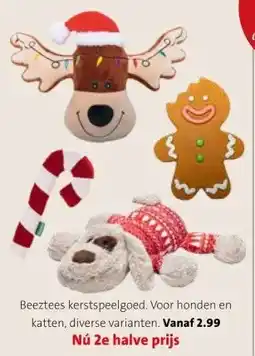 Intratuin Beeztees kerstspeelgoed. Voor honden en katten, aanbieding