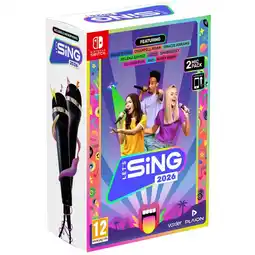 Intertoys Let's Sing 2026 + 2 microfoons Nintendo Switch aanbieding