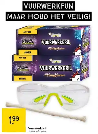 Xenos Vuurwerkbril aanbieding