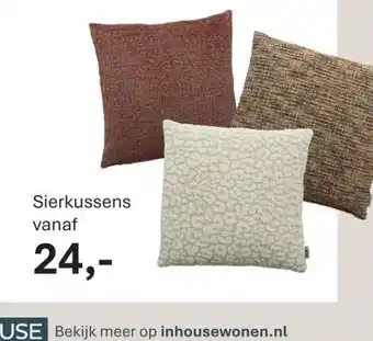 INHOUSE Sierkussens aanbieding