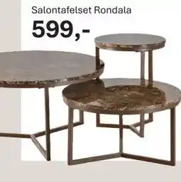 INHOUSE Salontafelset Rondala aanbieding