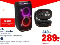 Makro JBL party speaker aanbieding