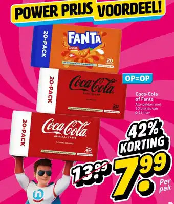 Hoogvliet Coca-Cola of Fanta aanbieding