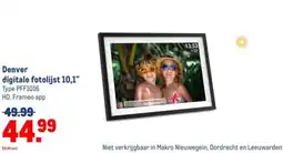 Makro Denver digitale fotolijst 10,1" aanbieding