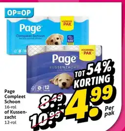 Hoogvliet Page Compleet Schoon of Kussen- zacht aanbieding