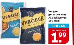 Hoogvliet Vergeer geraspte aanbieding