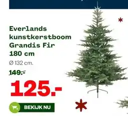Welkoop Everlands kunstkerstboom Grandis Fir 180 cm aanbieding