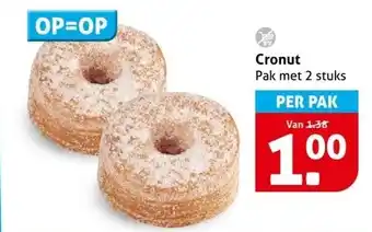 Hoogvliet Cronut Pak met 2 stuks aanbieding