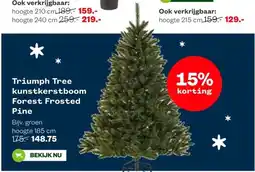 Welkoop Triumph Tree kunstkerstboom Forest Frosted Pine aanbieding
