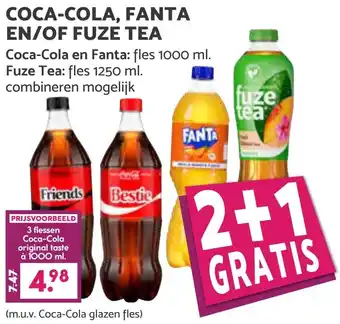 Coop COCA-COLA, FANTA EN/OF FUZE TEA aanbieding