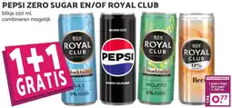 Coop PEPSI ZERO SUGAR EN/OF ROYAL CLUB aanbieding