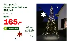 Welkoop Fairybell kerstboom 300 cm 360 led aanbieding