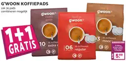 Coop G'WOON KOFFIEPADS aanbieding