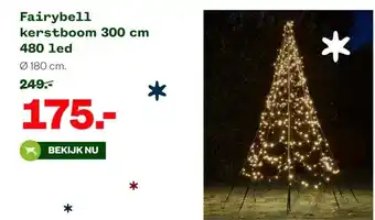 Welkoop Fairybell kerstboom 300 cm 480 led aanbieding