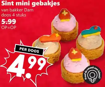 Coop Sint mini gebakjes aanbieding