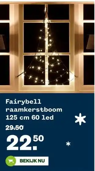 Welkoop Fairybell raamkerstboom aanbieding