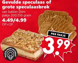 Coop Gevulde speculaas of grote speculaasbrok aanbieding