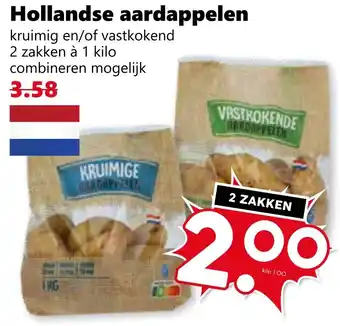 Coop Hollandse aardappelen aanbieding