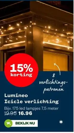 Welkoop Lumineo Icicle verlichting aanbieding
