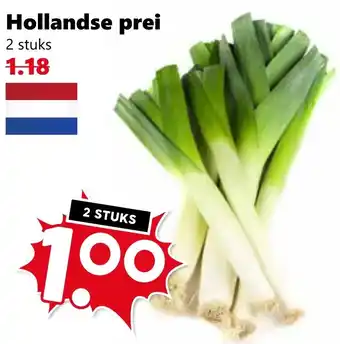 Coop Hollandse prei aanbieding