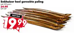 Coop Enkhuizer heel gerookte paling aanbieding