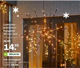 Welkoop Lumineo poolster hangend 45 cm led aanbieding