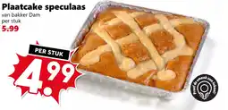 Coop Plaatcake speculaas aanbieding