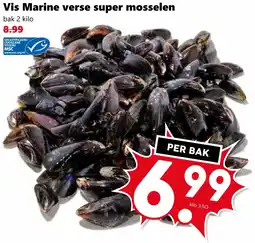 Coop Vis Marine verse super mosselen aanbieding