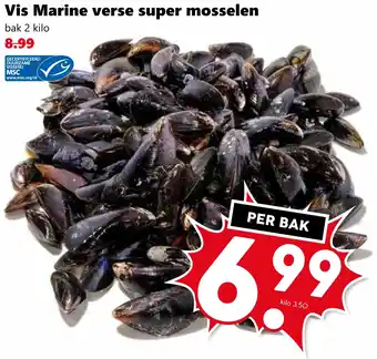 Coop Vis Marine verse super mosselen aanbieding