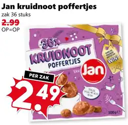Coop Jan kruidnoot poffertjes aanbieding